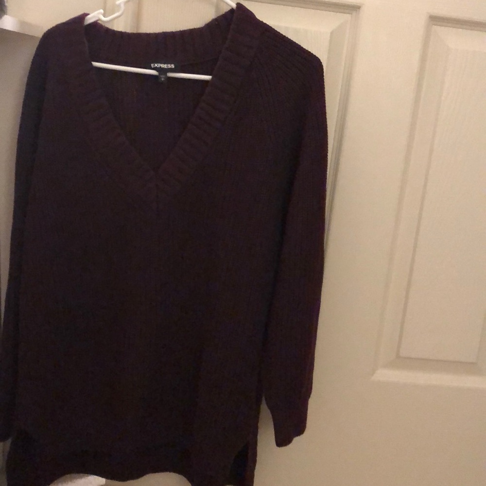 Express purple sweater